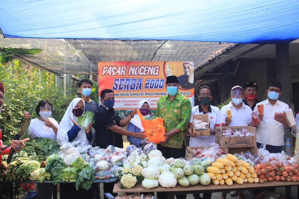 Wakil Wali Kota Bekasi Tri Adhianto Meninjau Pasar Noceng