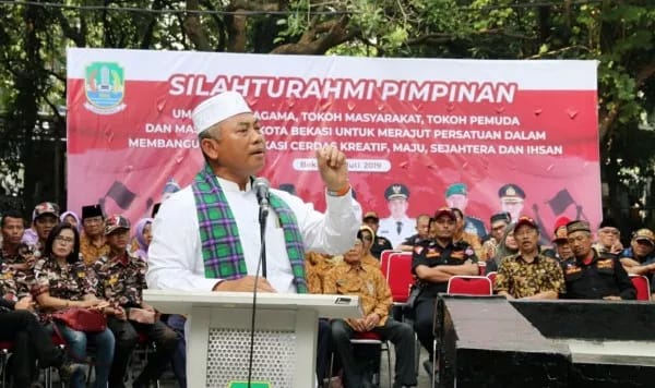 Wali Kota Bekasi Rahmat Effendi dalam silaturahim bersama tokoh agama