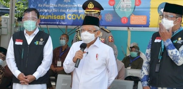 Wapres Ma ruf Amin di Cikarang Bekasi