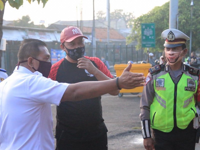 Wawali Kota Bekasi, Tri Adhianto sidak Stasiun Bekasi pada Selasa pagi (7/6)