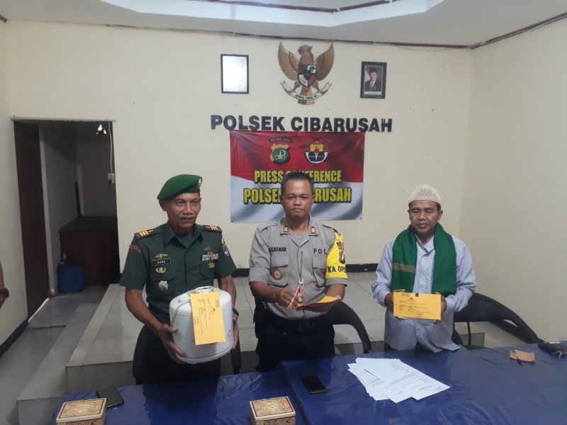 Polsek Cibarusah Amankan Pencuri Rumah Kosong