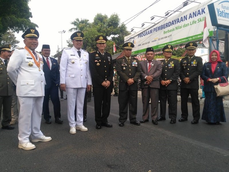 Peringatan HUT RI ke-74 di Alun-Alun Kota Bekasi