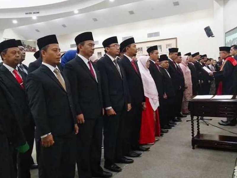 Pengucapan Sumpah/Janji Anggota DPRD Kabupaten Bekasi Periode 2019-2024