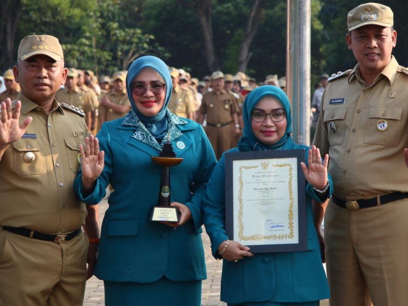 Tim Penggerak (TP) PKK Kota Bekasi Raih Juara II PHBS Terbaik