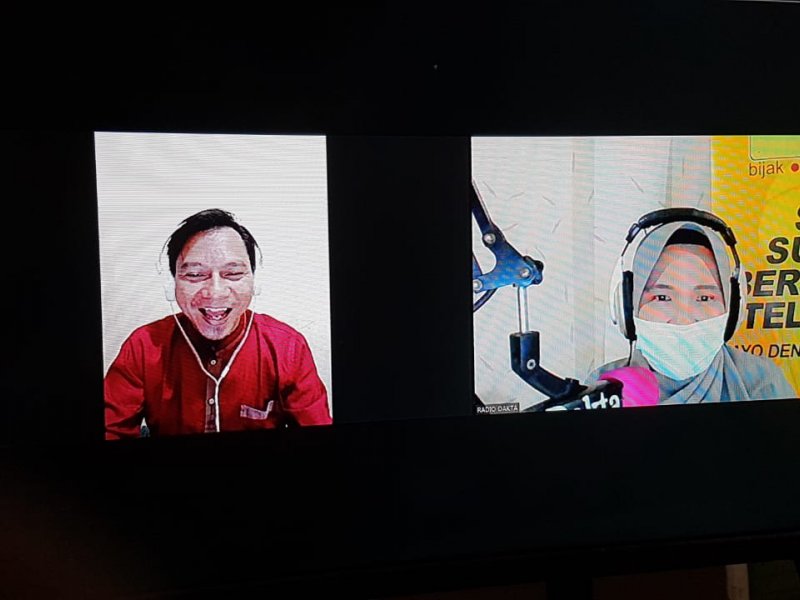 Ustad Herdy Leonardi dari Al -Falah Group dalam talkshow daring bersama Dakta (2/6)