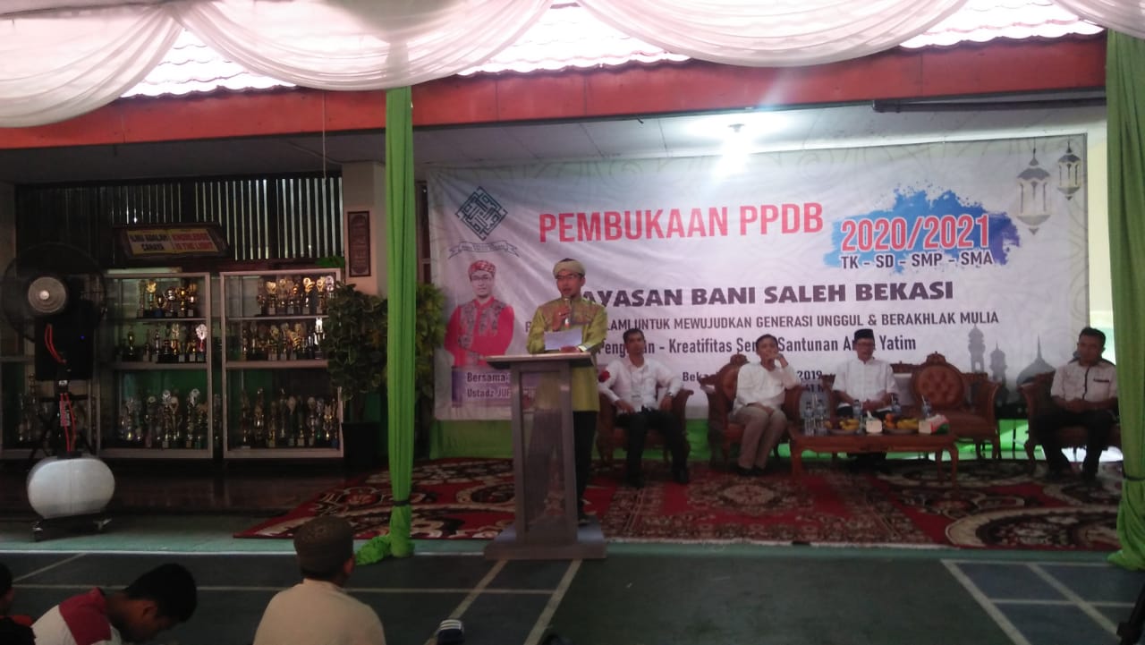 Yayasan Bani Saleh Bekasi mengadakan pengajian dalam rangka PPDB 2019 -2020