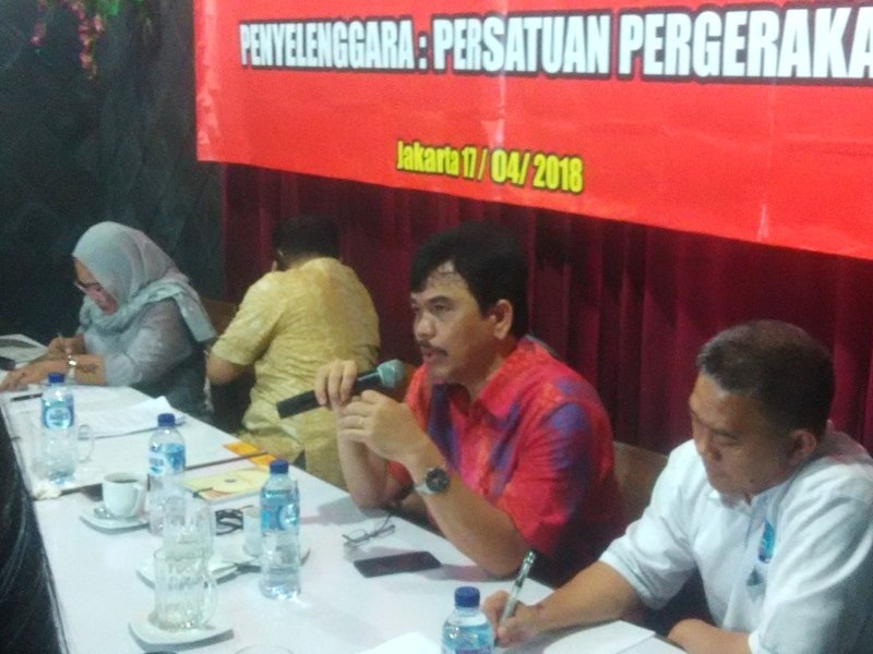 Acara Diskusi Publik yang berlangsung di kawasan Mampang, Jakarta Selatan, Selasa (17/4)