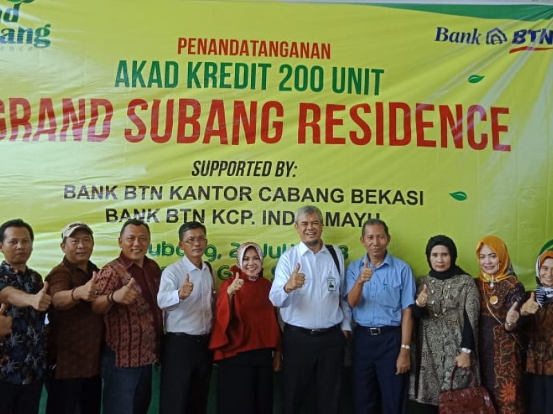 Acara akad kredit 200 unit rumah Grand Subang Residence