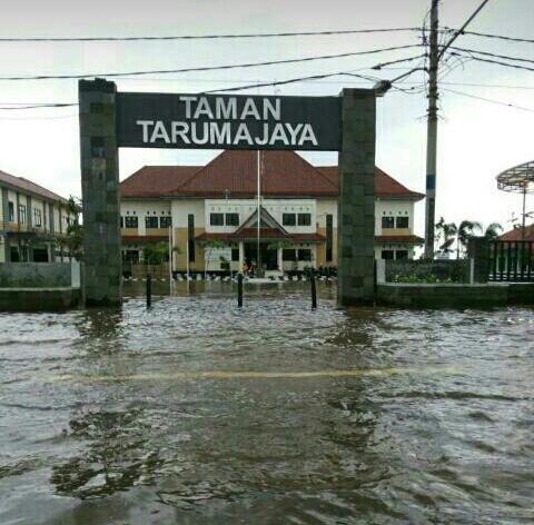 Banjir melanda di Kabupaten Bekasi (Dok)