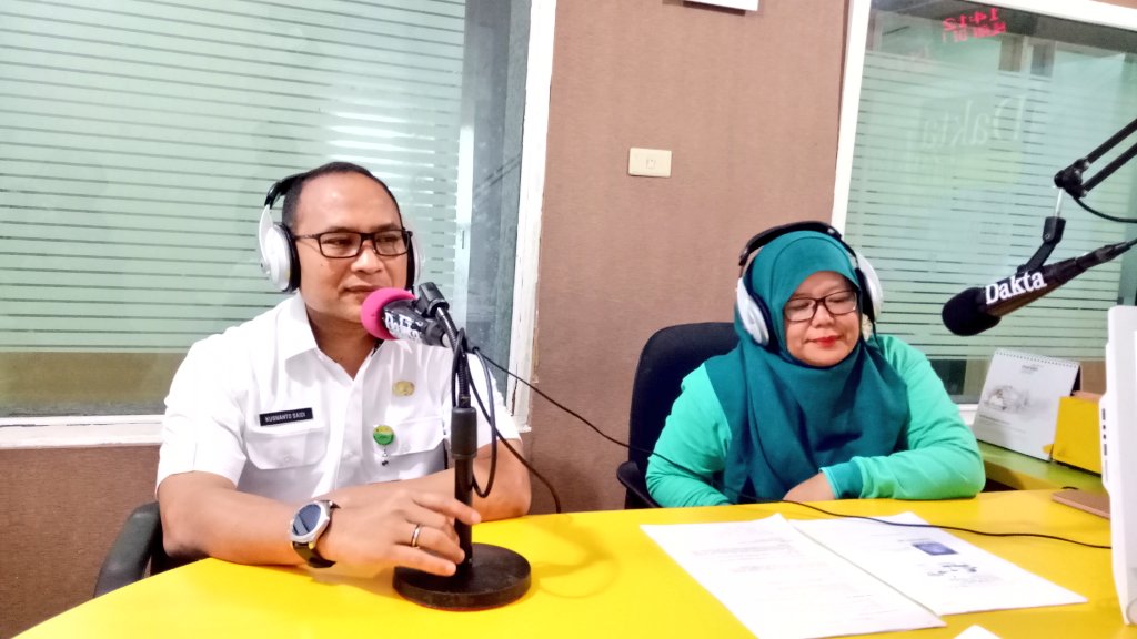 bincang publik bersama Kadinkes Kota Bekasi Kusnanto soal vaksinasi campak rubella