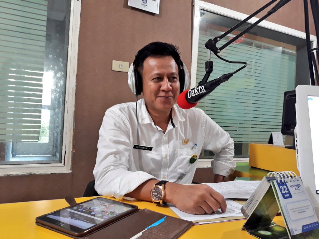 bincang publik bersama Kadispora Tedy Hafni