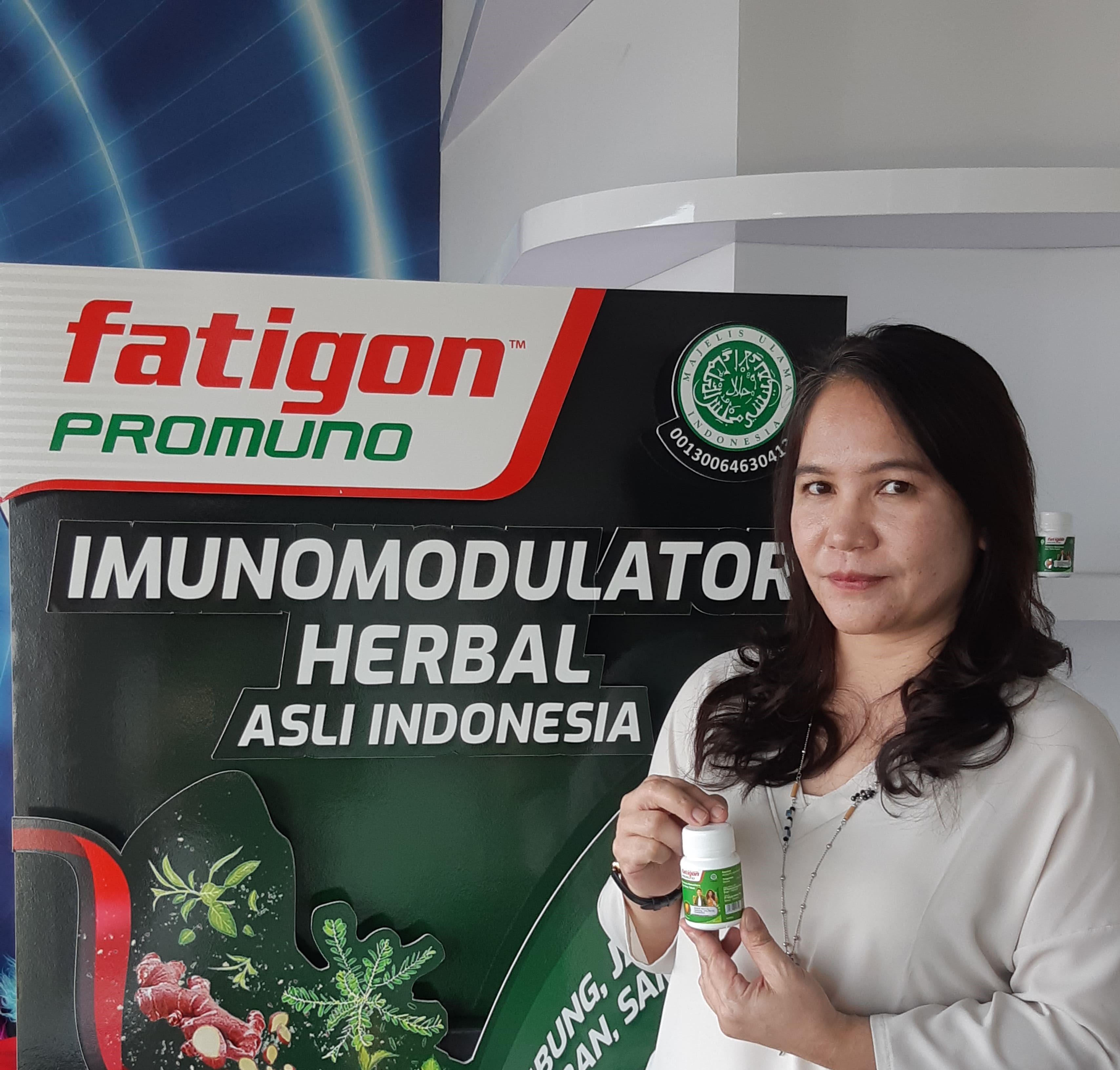 dr.Helmin Agustina Silalahi Medical Manager of Kalbe Consumer Health Dalam Peluncuran Fatigon Promun