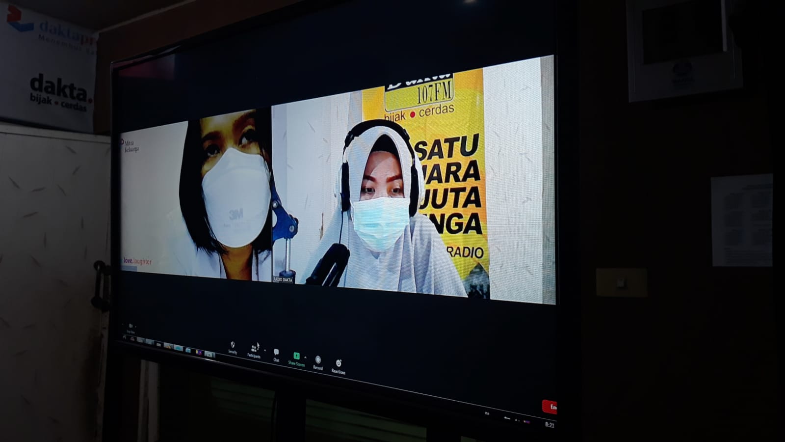 dr.Tomu Julani Sp.P dalam talkshow virtual bersama Dakta