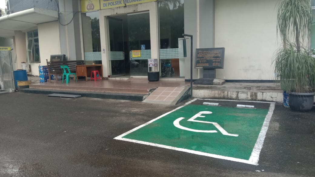 fasilitas khusus disabilitas di Polsek Medan Satria Kota Bekasi