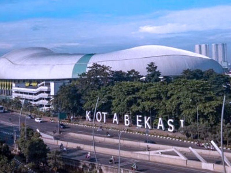 Salah satu landmark Kota Bekasi, Stadion Patriot Chandrabhaga (Foto: Channel-e)