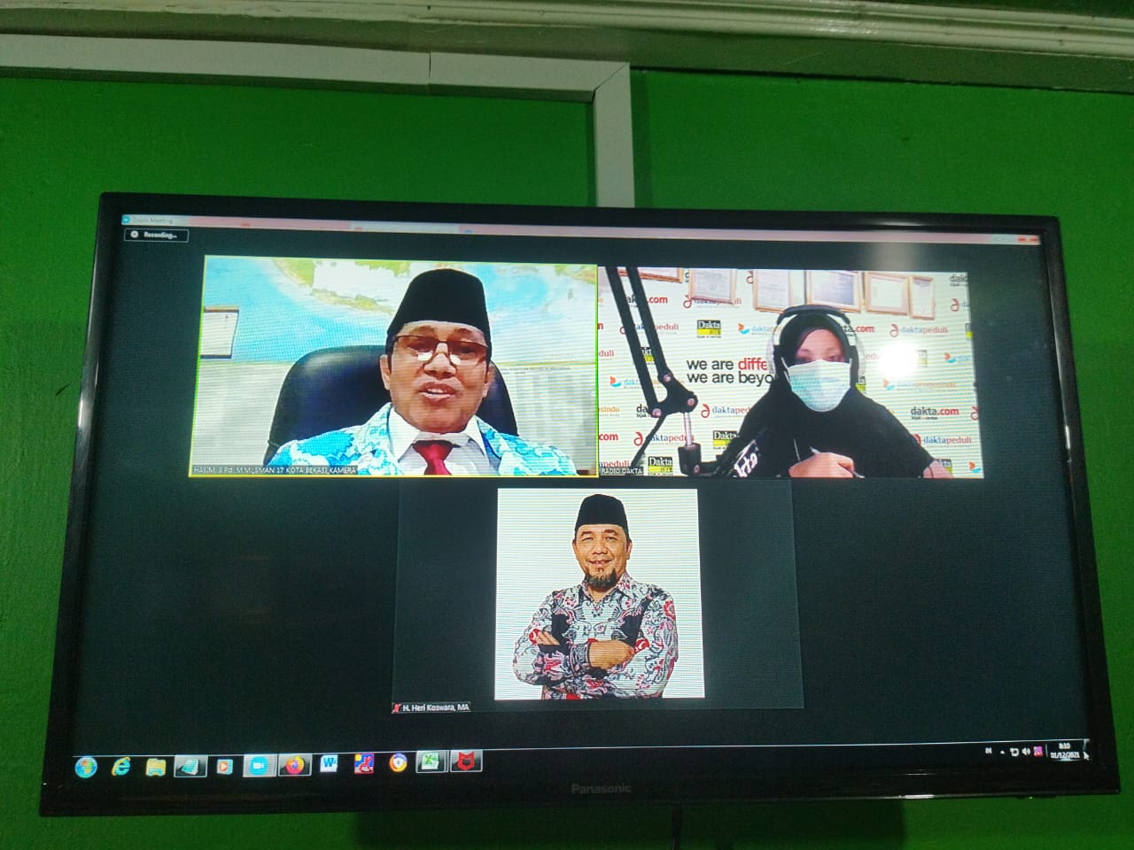 talkshow virtual Heri Koswara di Dakta