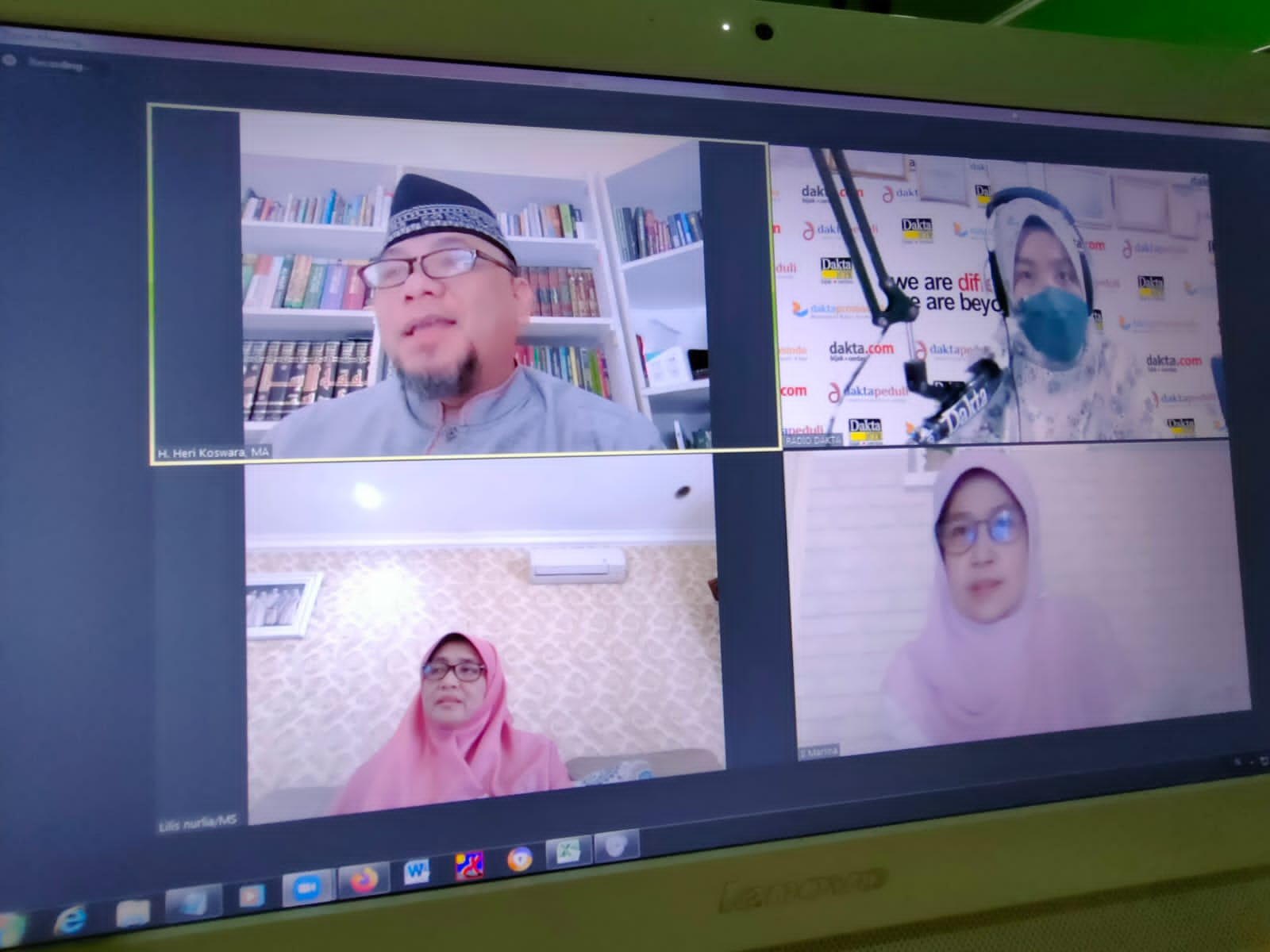 talkshow virtual Herkos di Dakta Memperingati Hari Ibu