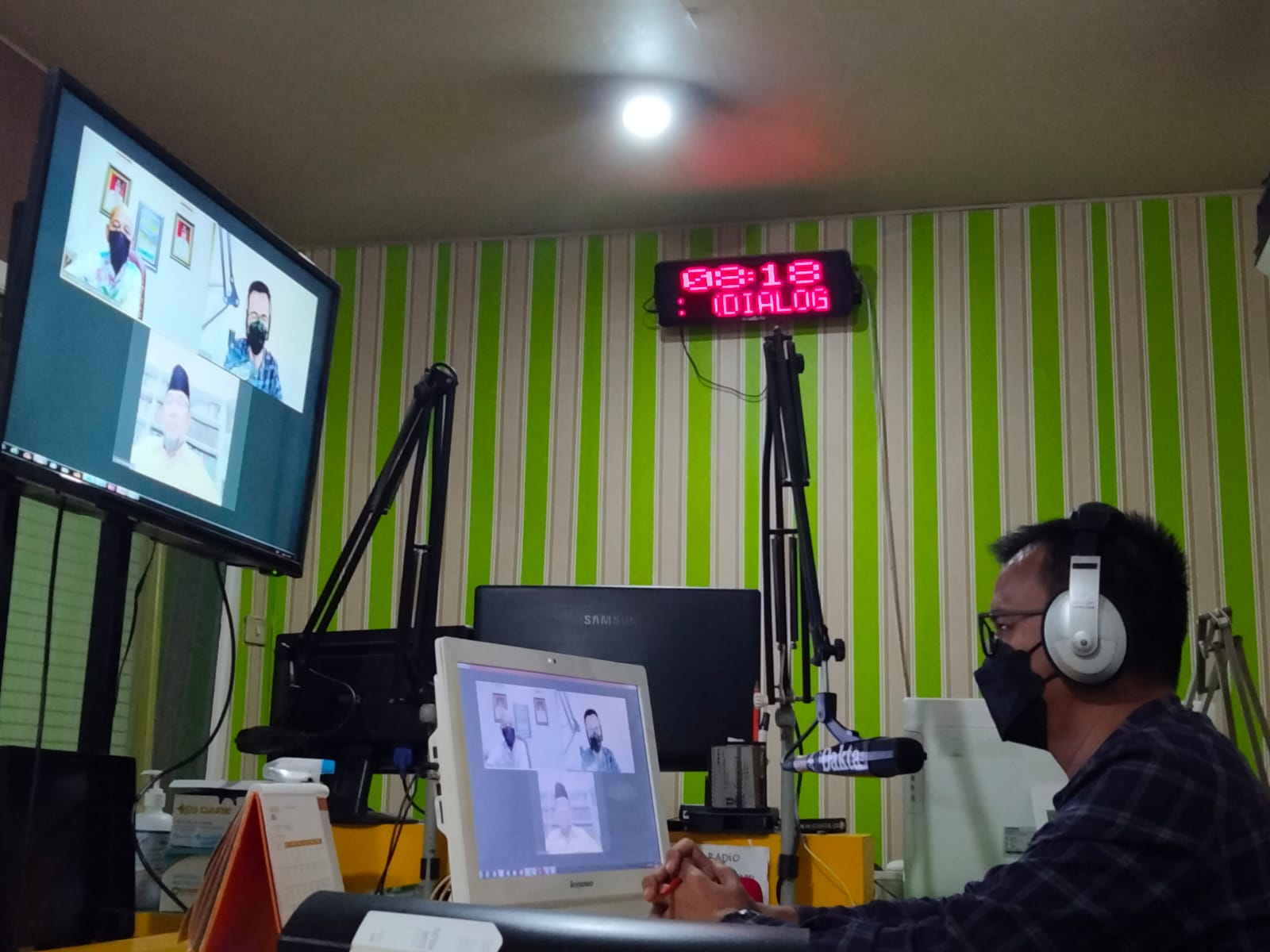 talkshow virtual bersama Heri Koswara dan Kepala Dispora Ahmad Zarkasih