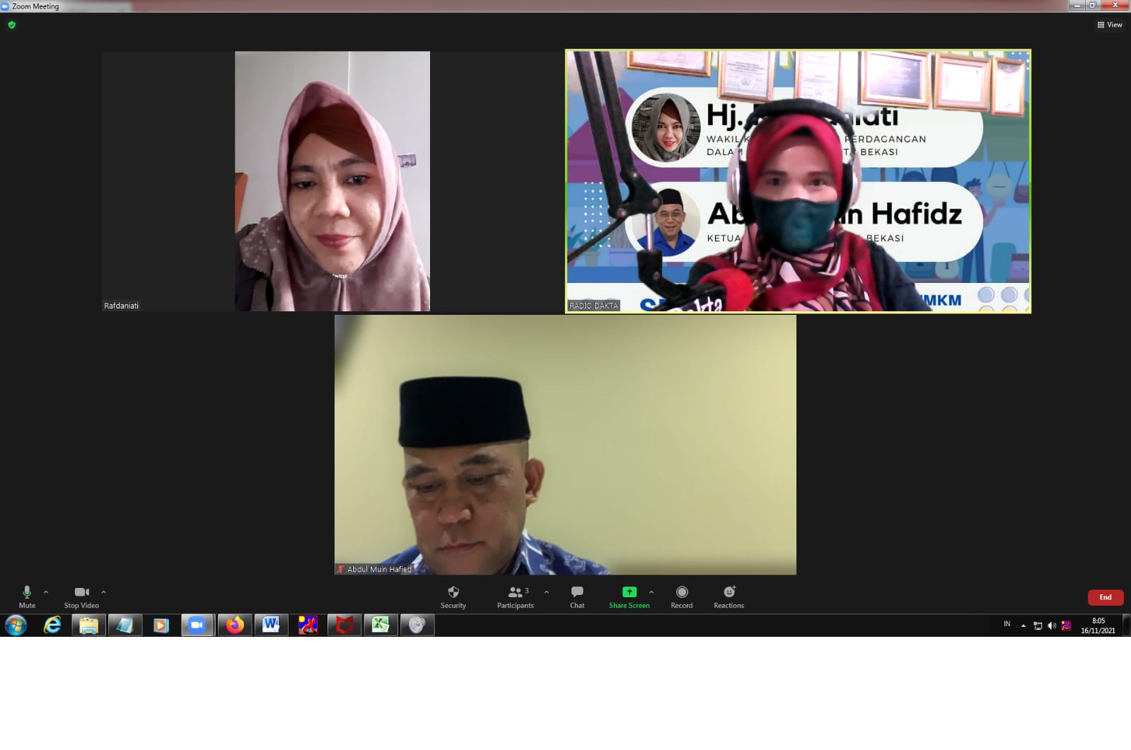 talkshow virtual di Dakta